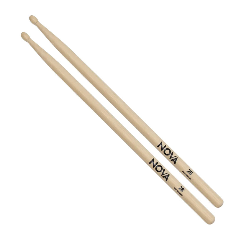 Baqueta Nova 2B Hickory Ponta de Madeira N2b Vic Firth