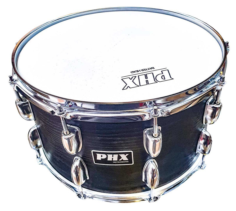 Caixa Bateria 8x14 PHX 10 Afinações 580 PVC BKW Preto Wood