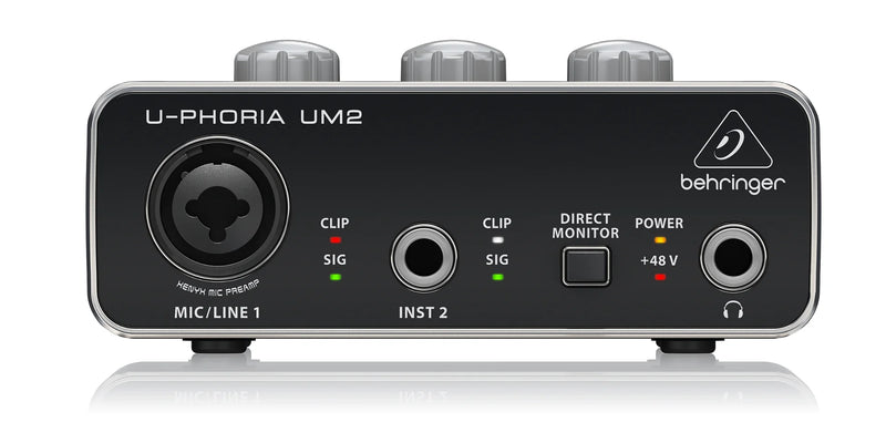 Interface de áudio Behringer U-PHORIA UM-2