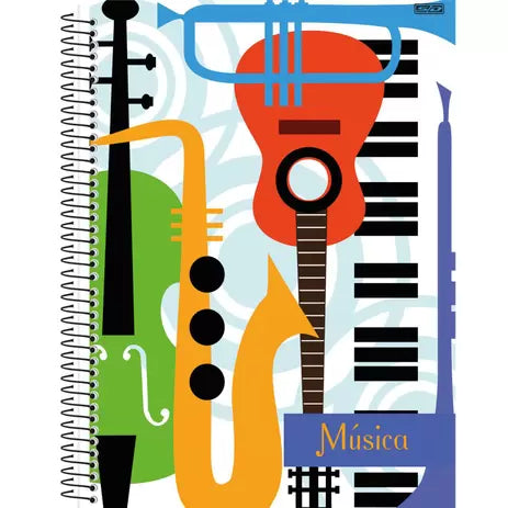 Caderno de Musica (Diversas Capas)