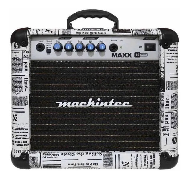 Amplificador Mackintec Maxx 15  Guitarra 15W Cor Jornal