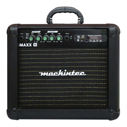 Amplificador Mackintec Maxx 15  Guitarra 15W Cor Preto