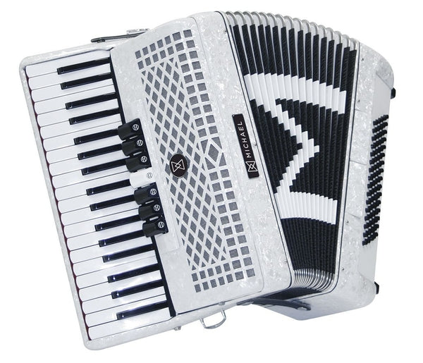 Acordeon Sanfona Michael Acm12007n 120 Baixos Com Bag