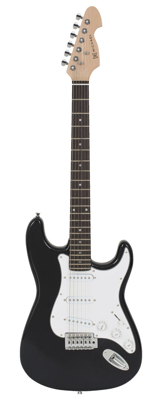 Guitarra Stratocaster Michael Preta Gm217n MBK Standard